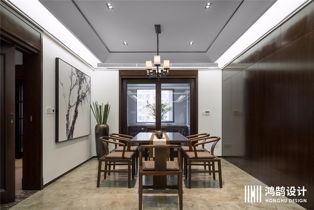 220m²新中式别墅——观•亭  鸿鹄设计-15