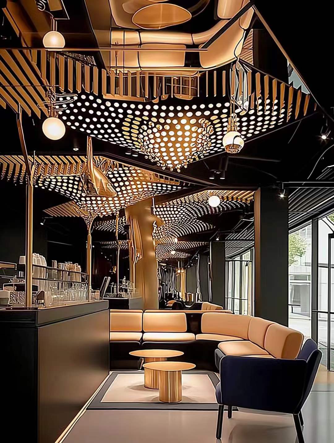 不怪人家去酒吧，都怪酒吧玩的花|||暗黑系酒吧设计-1