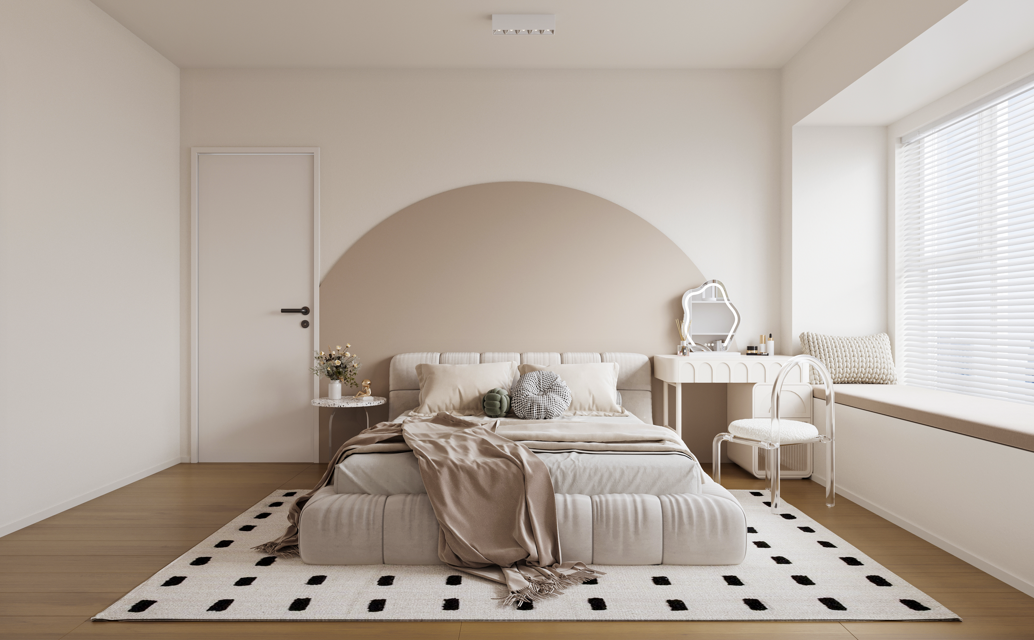 深圳如愿设计：佳兆业樾伴山，奶油风温柔香甜又治愈-12