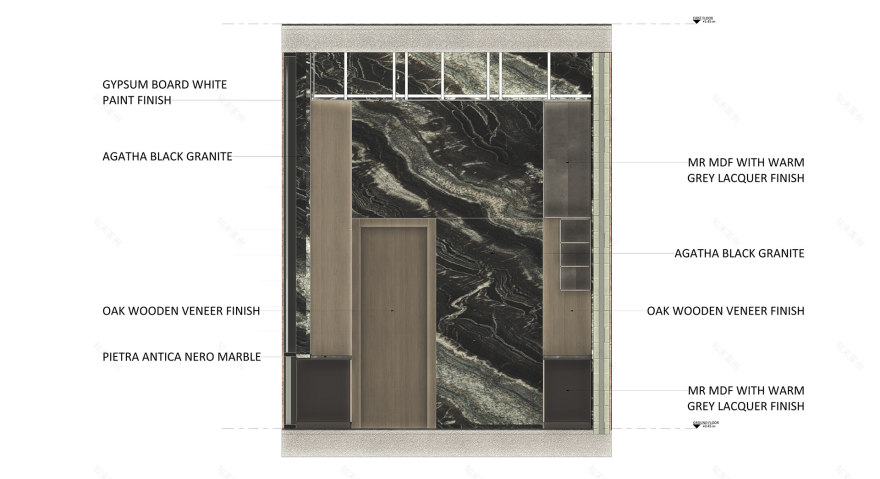 SAS别墅厨房室内BIM开发项目-8