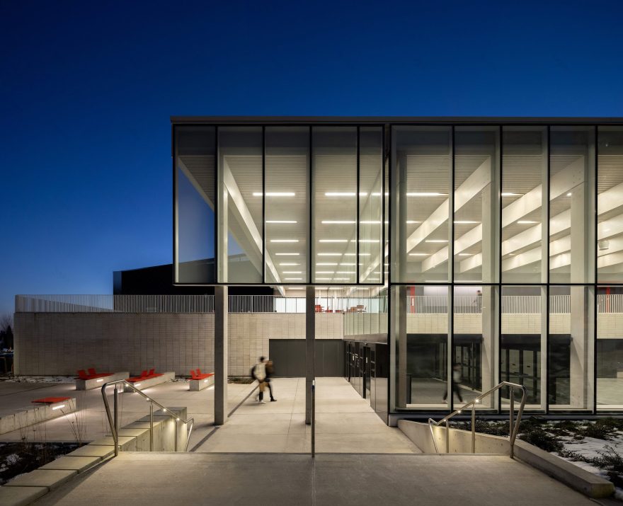 Mass timber adds visual warmth to British Columbia ice arena by HCMA-11