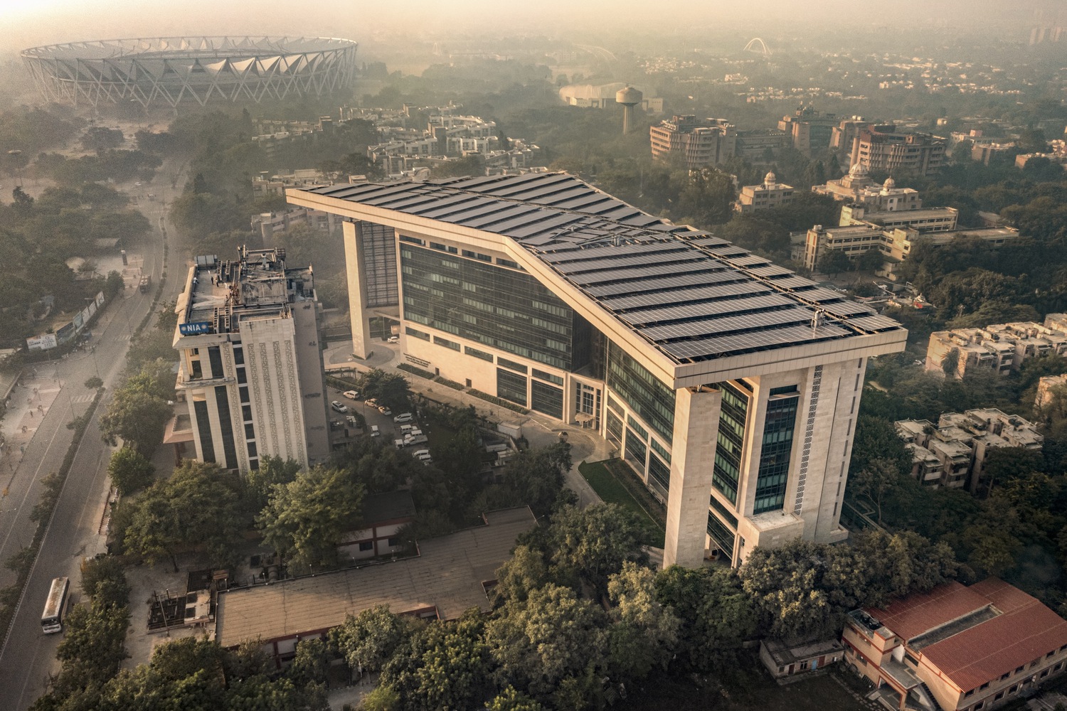 印度首个净正能量建筑 | Atal Akshaya Urja Bhavan Office Building-51