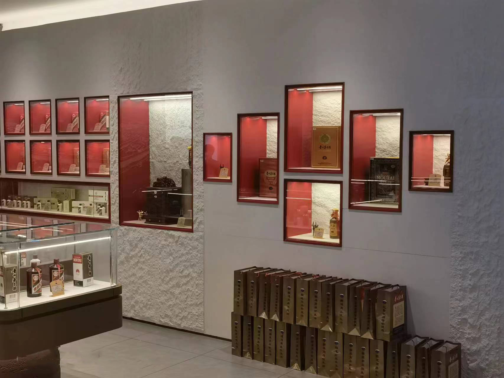 腾升装饰|郑州翡翠城茅台专营店装修工程-6