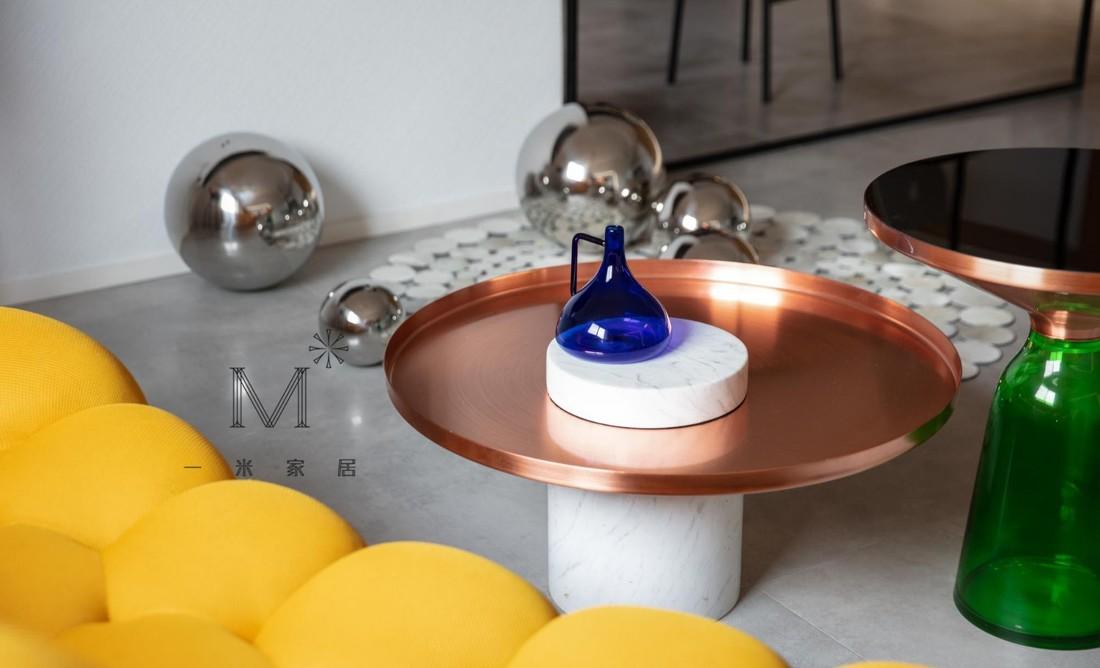 公寓丨【一米家居】新婚儿童摄影师夫妻的色彩之家-21