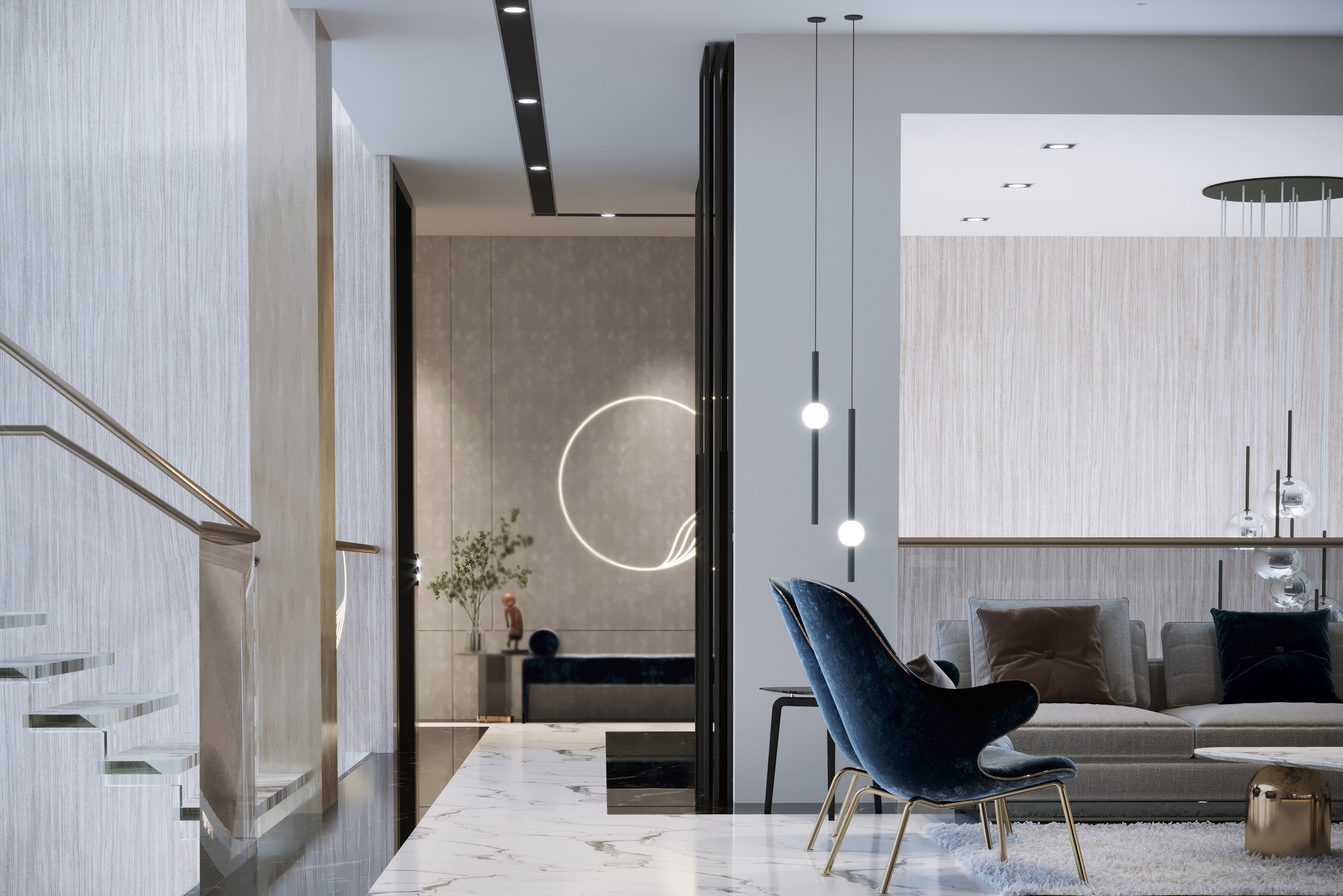 一楼·厅丨阿联酋丨ORTHO DESIGNS STUDIO-11