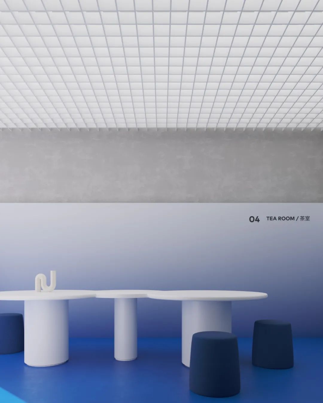 留白的天空蓝·洛阳办公室设计丨中国洛阳丨辛举鹏-35