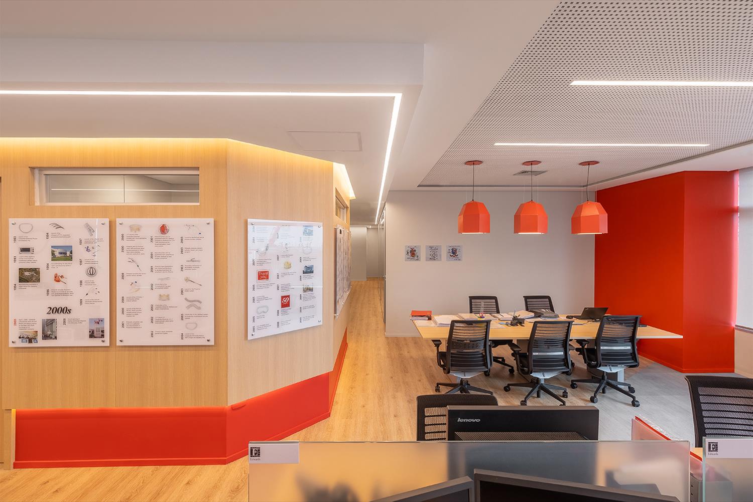 Edwards Lifesciences · 垂直花园式办公空间设计-4