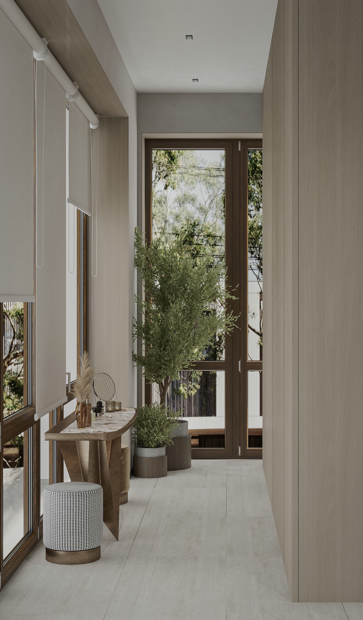 原木与灰 打造舒适有度的浪漫居地-5