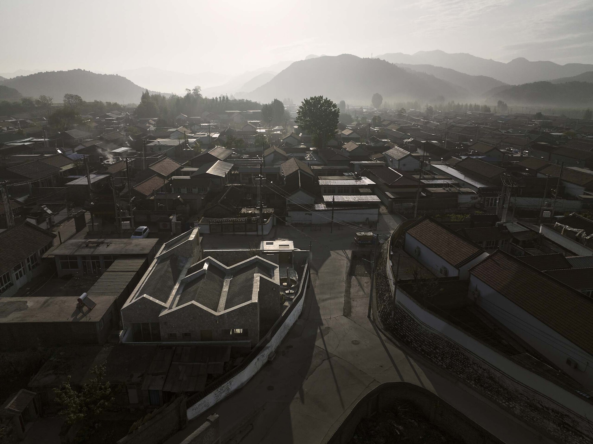 折叠式屋顶庭院住宅丨中国北京丨MAT Office-34