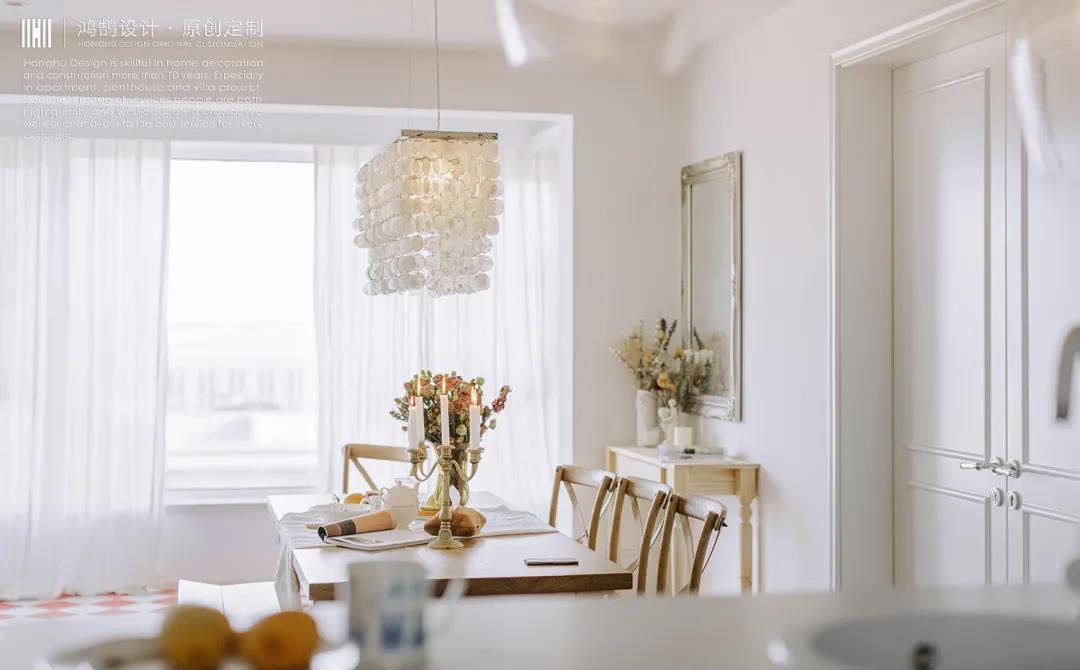 法式复古风与美式乡村风的完美融合丨鸿鹄设计-16