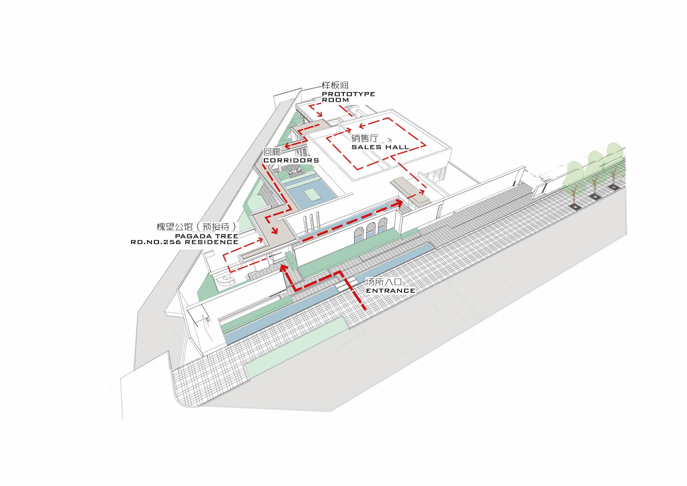 宁波槐树路示范区景观设计丨中国宁波-6