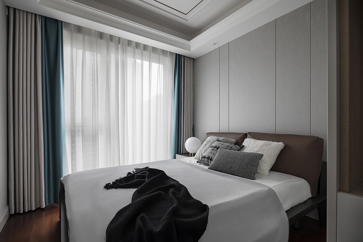 奥体精装修,颠覆空间感觉收纳隐形门呈现精致简约风-20