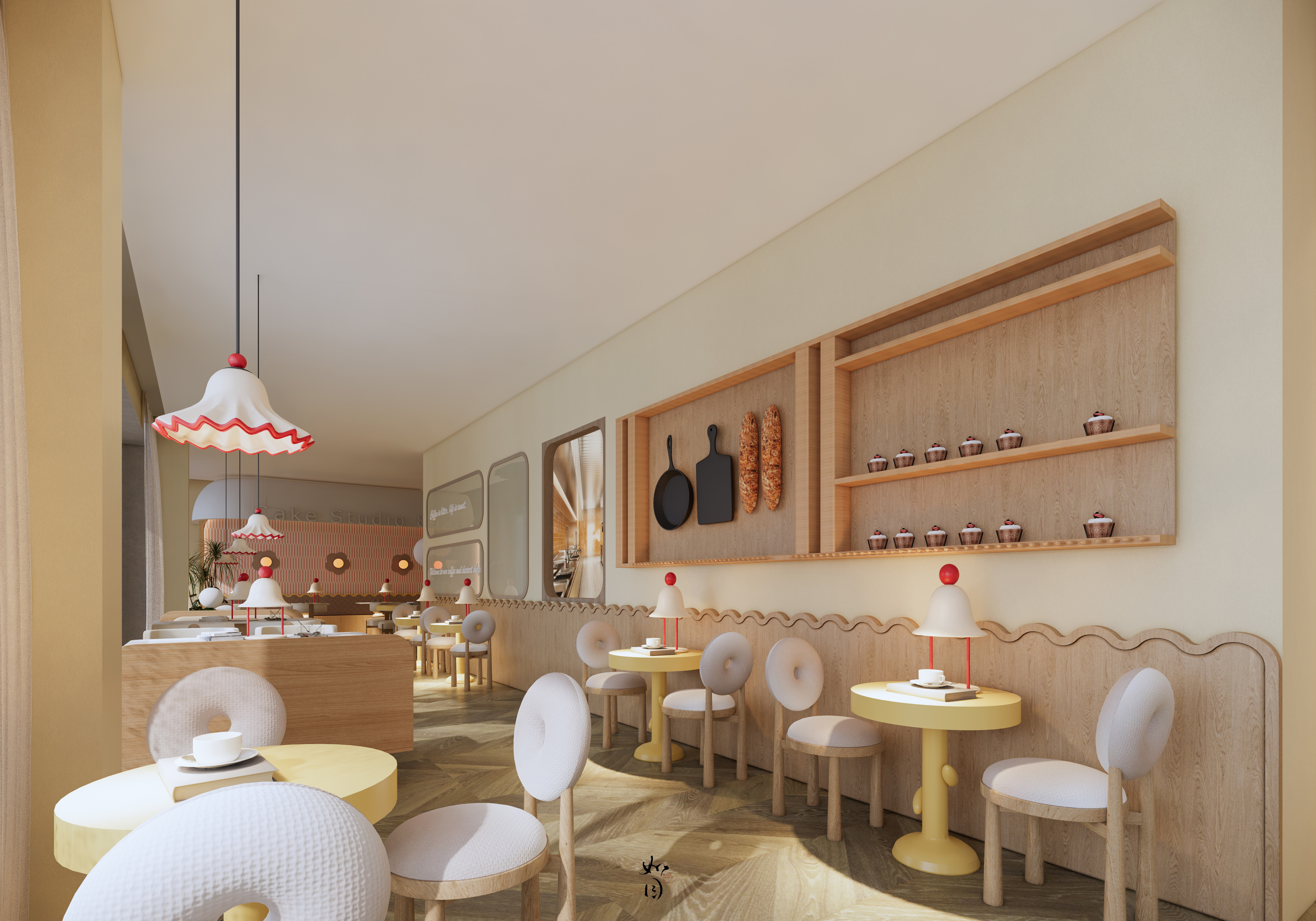 迪拜甜品咖啡店设计丨阿联酋迪拜丨roam design-5