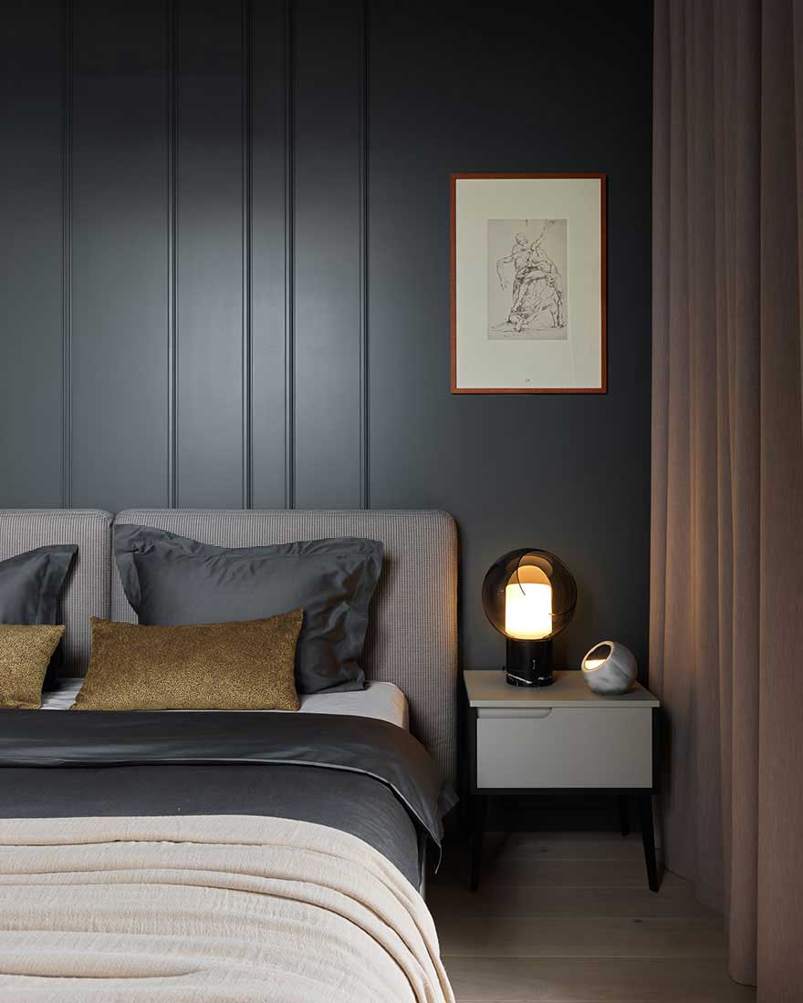 莫斯科简约舒适灰调公寓设计-9