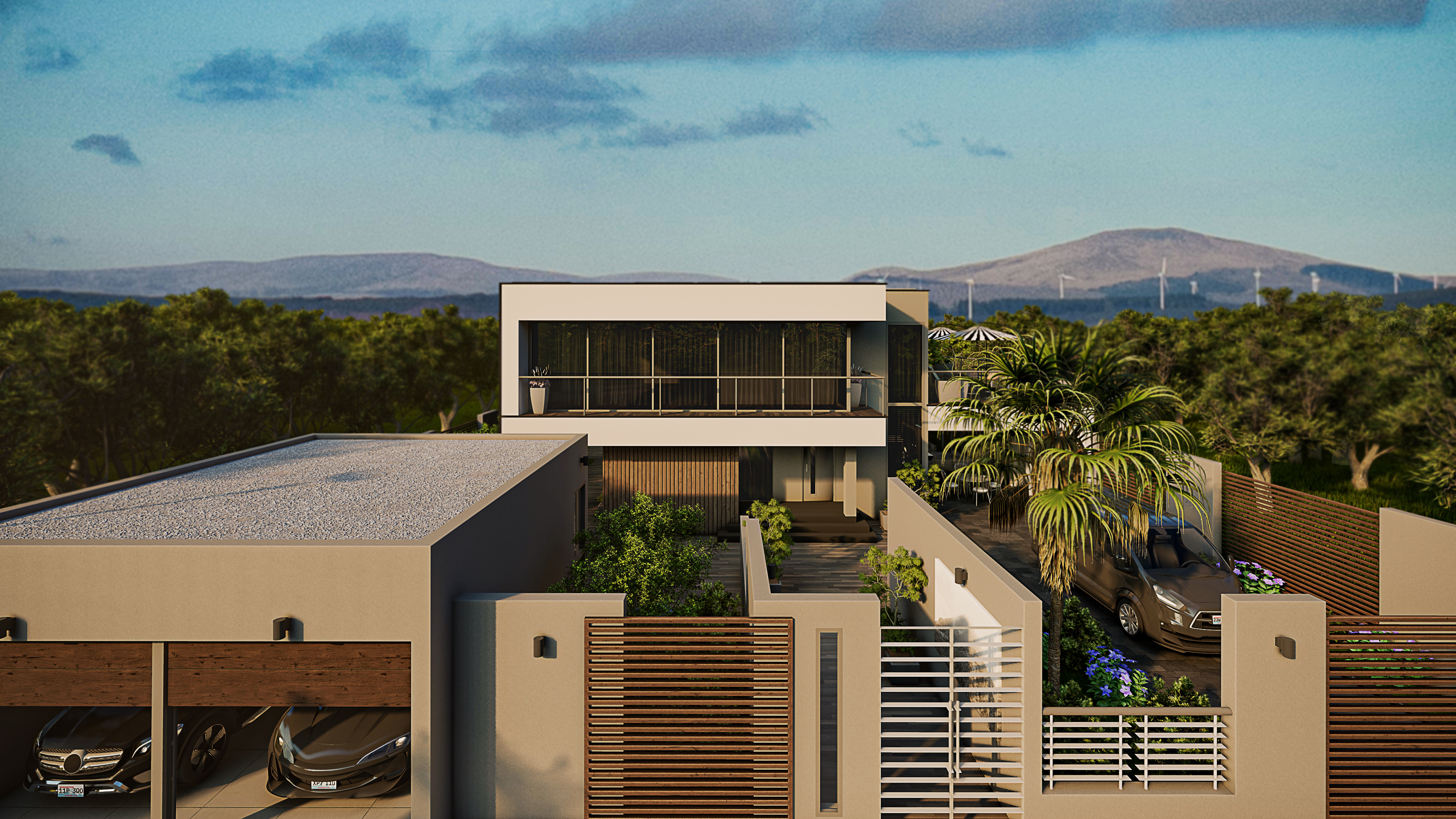 Modern House - 3D Visualization and Animation-5