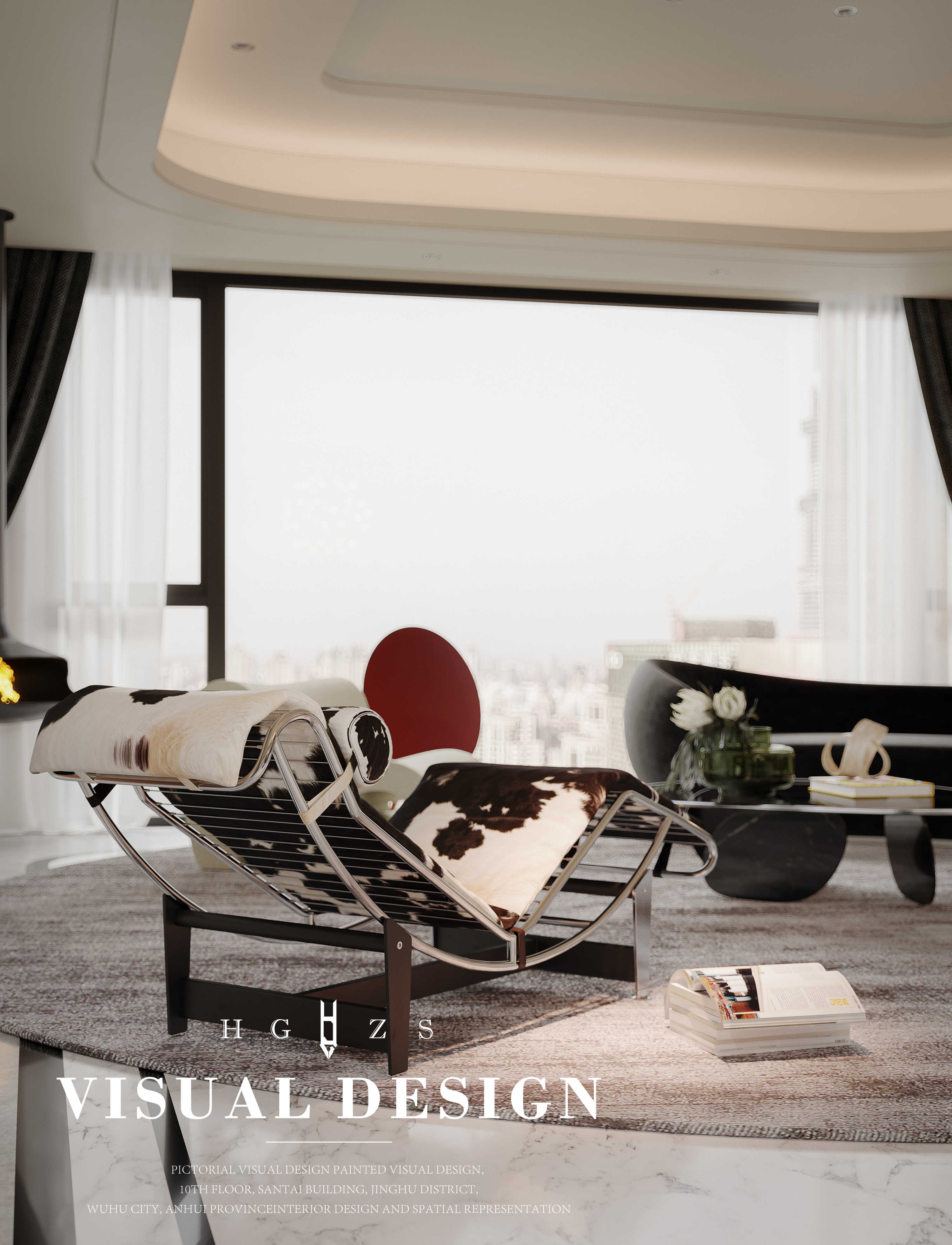 现代混搭大平层-9