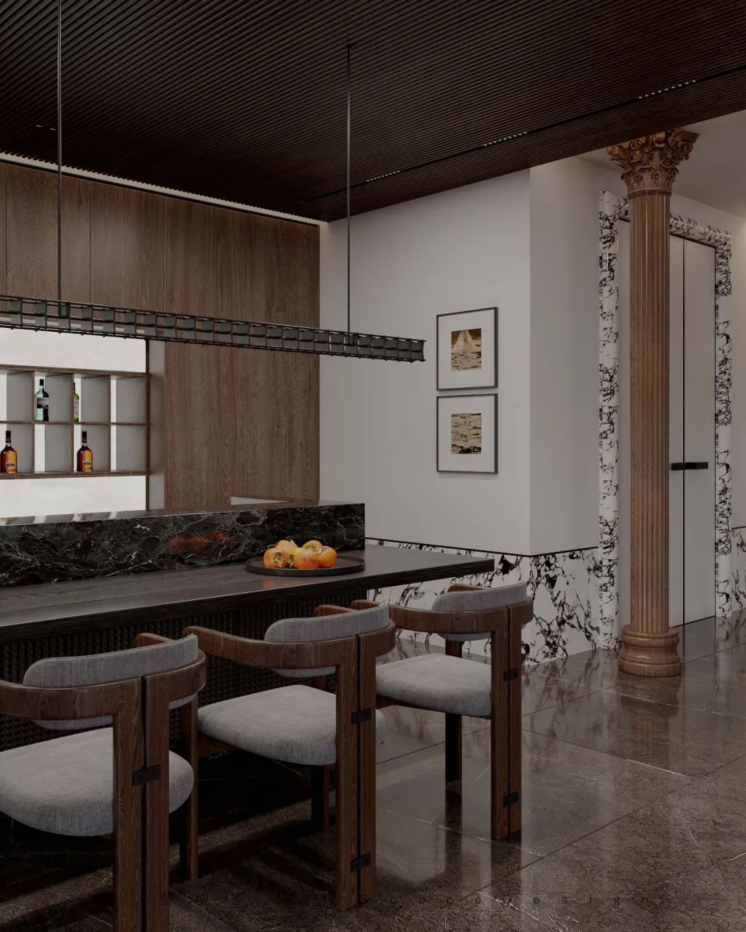 宓|情绪与氛围和谐的住宅空间设计-48