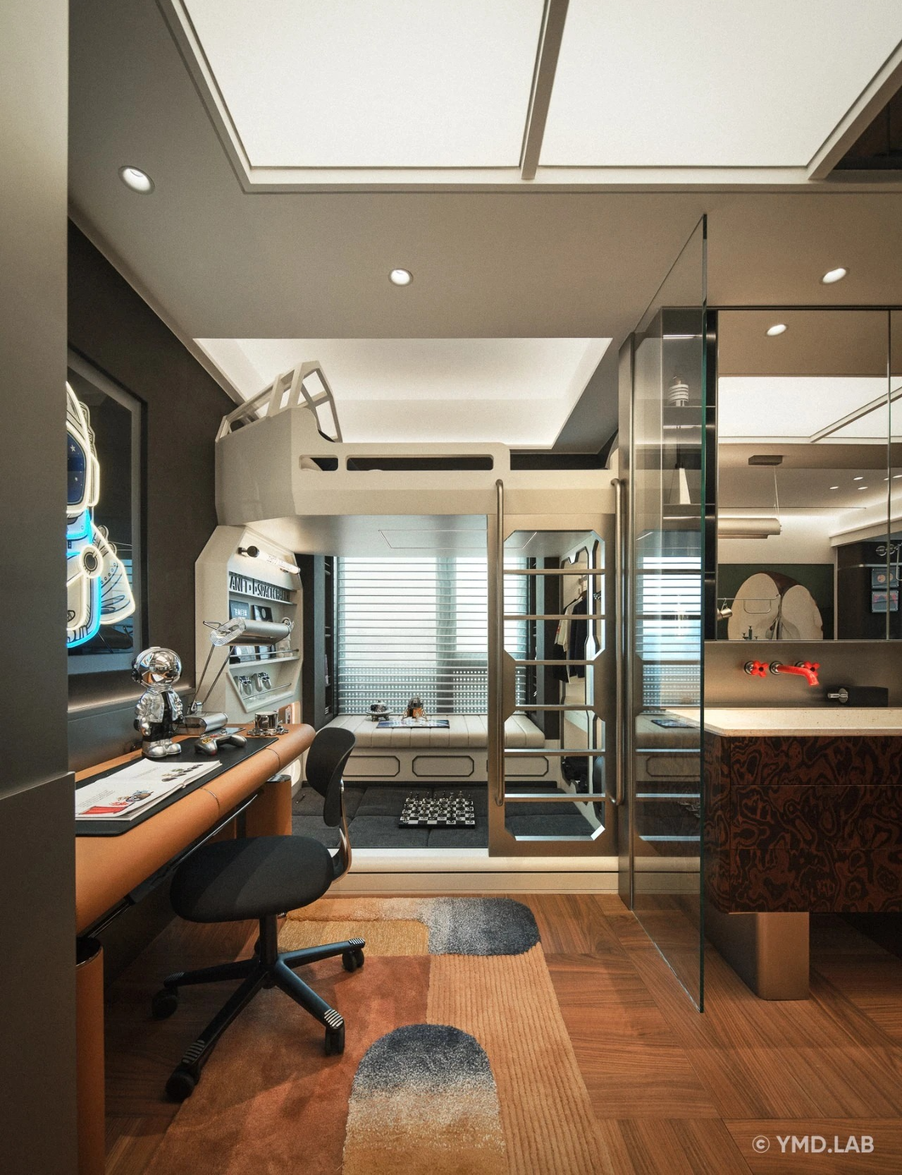 深圳山樾湾70B&70C户型样板间丨中国深圳丨岳蒙设计-101