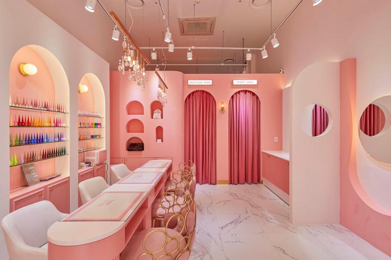 18 平粉色小店，甜美空间设计-3