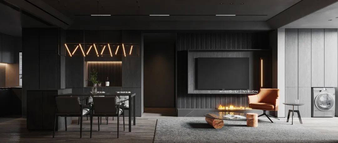 极简黑白灰家装-21