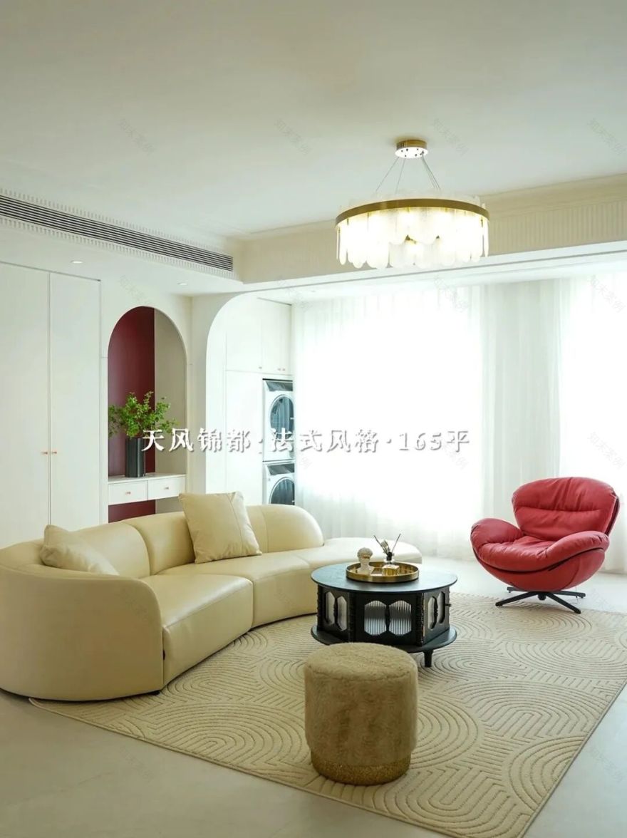 万泰实景|天风锦都165㎡法式风,温柔到骨子里的家-9
