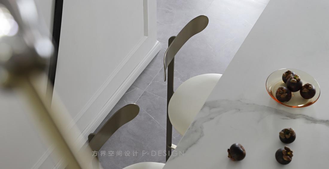 蓝白交响曲 · 开放式厨房设计丨方界作品-25