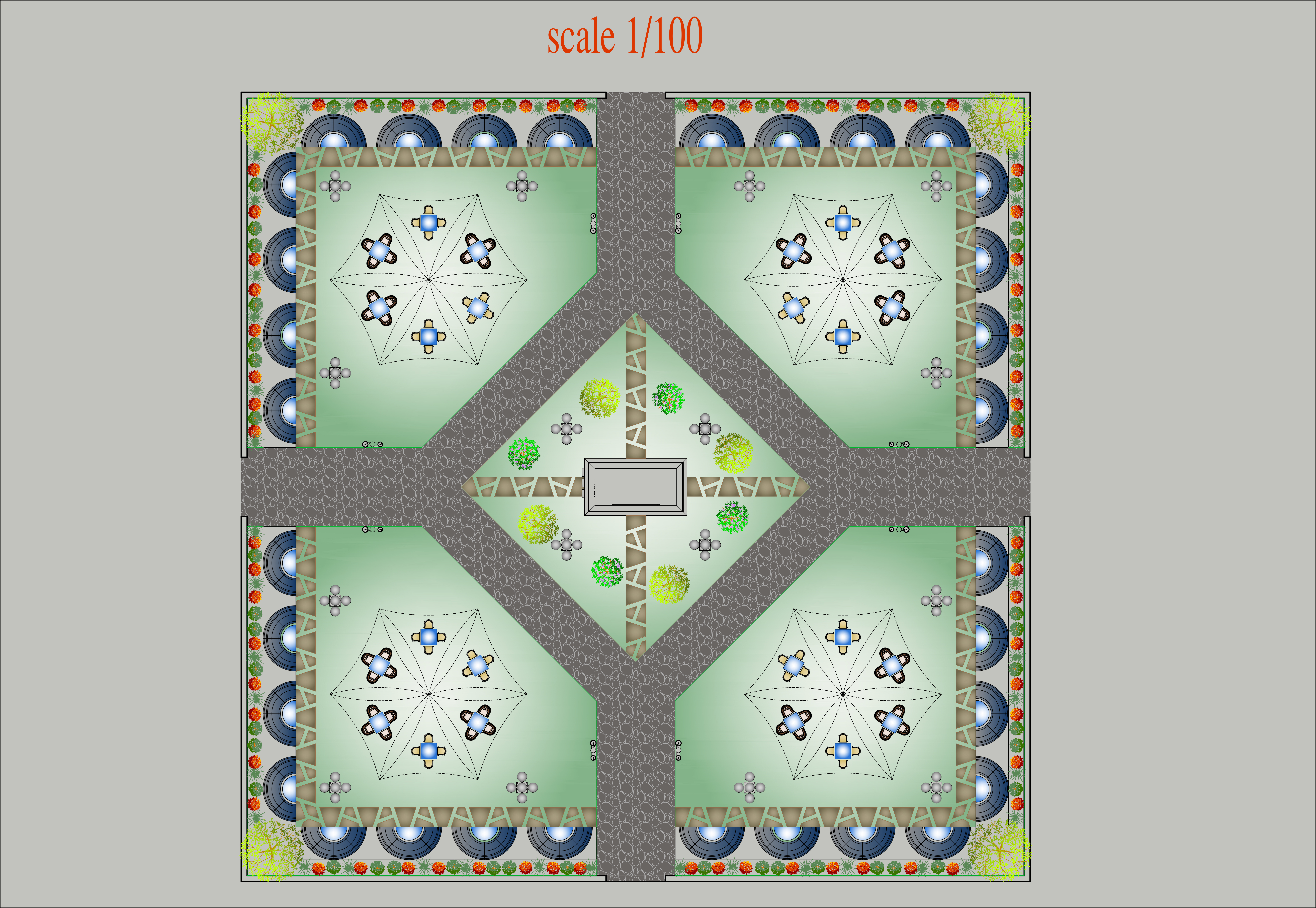 Collection of Site coordination Projects – 2D CAD-3