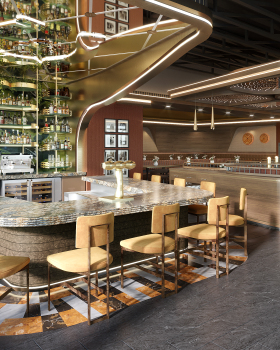 Te·as餐厅3D渲染图丨美国丨MR Rendering