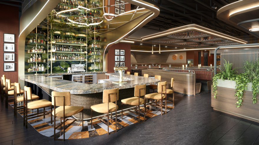 Te·as餐厅3D渲染图丨美国丨MR Rendering-8