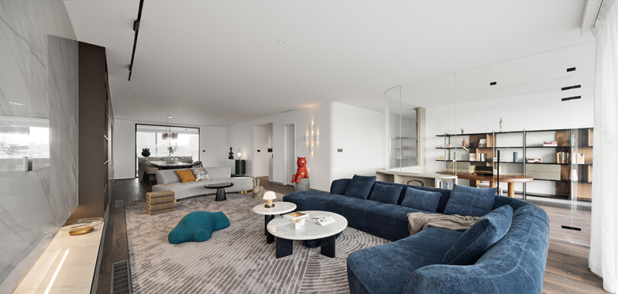 上海普陀区中鹰黑森林大平层丨中国上海丨叶子-20