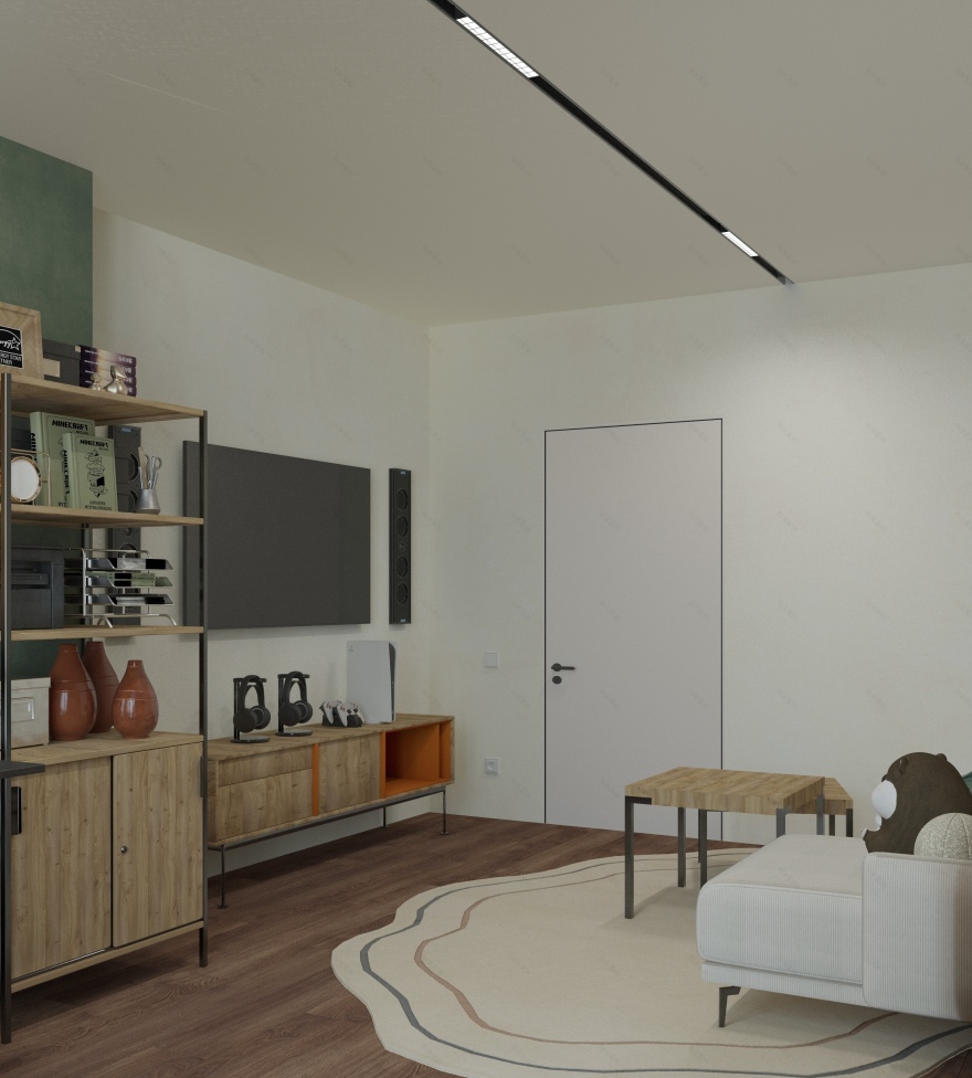 年轻情侣公寓设计项目丨乌克兰基辅丨Diana Chehaieva-36