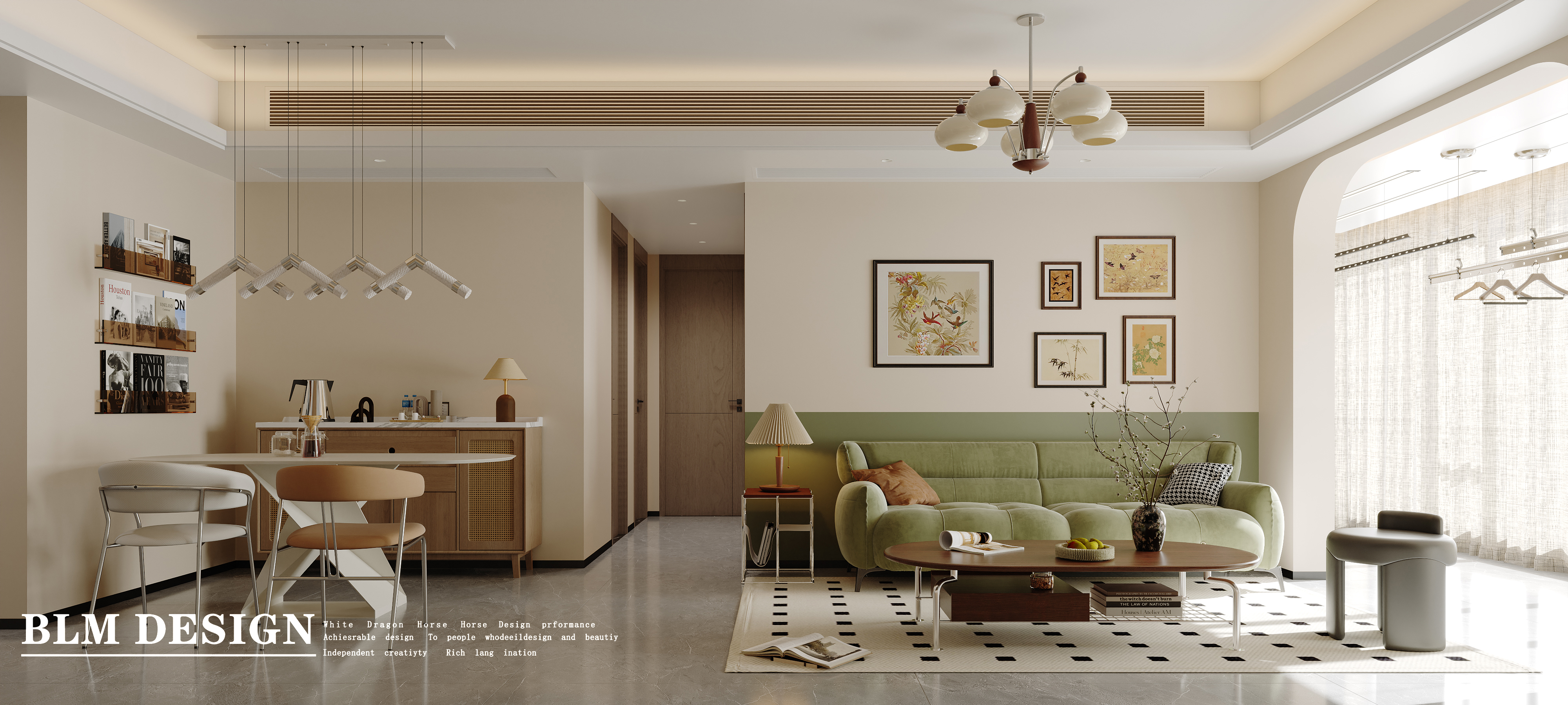 奶油家装设计案例-0