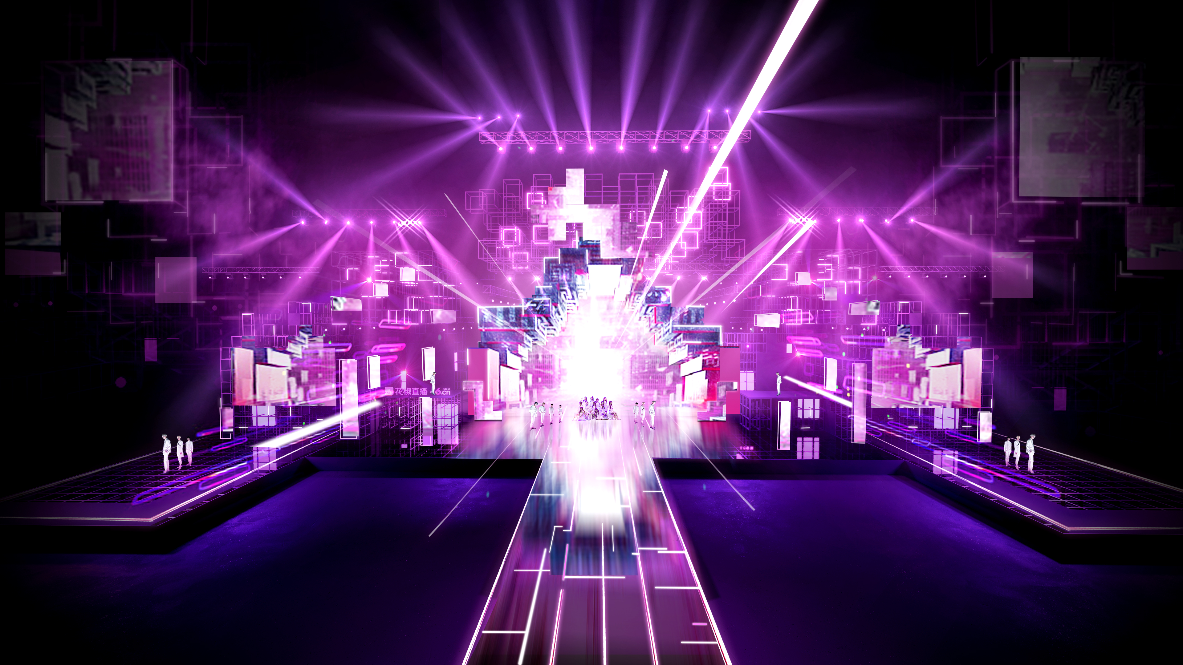 花椒2022 花房之夜年度盛典舞台设计-45