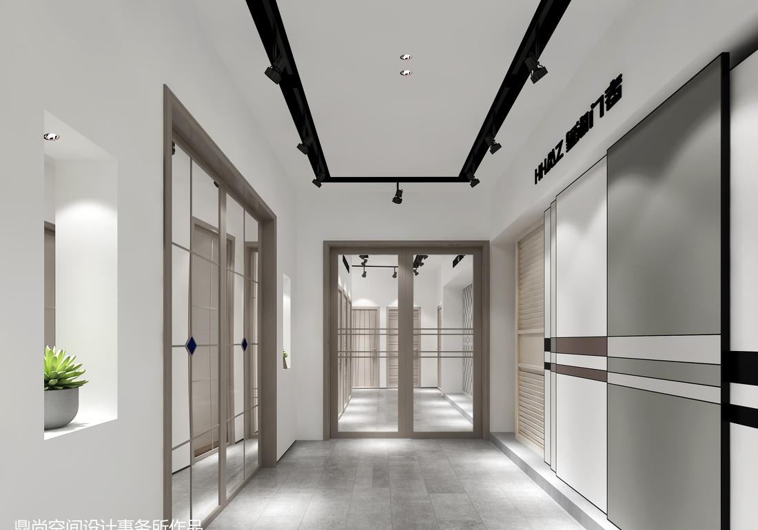 北京某门窗店设计，极简风格演绎商业空间之美-4