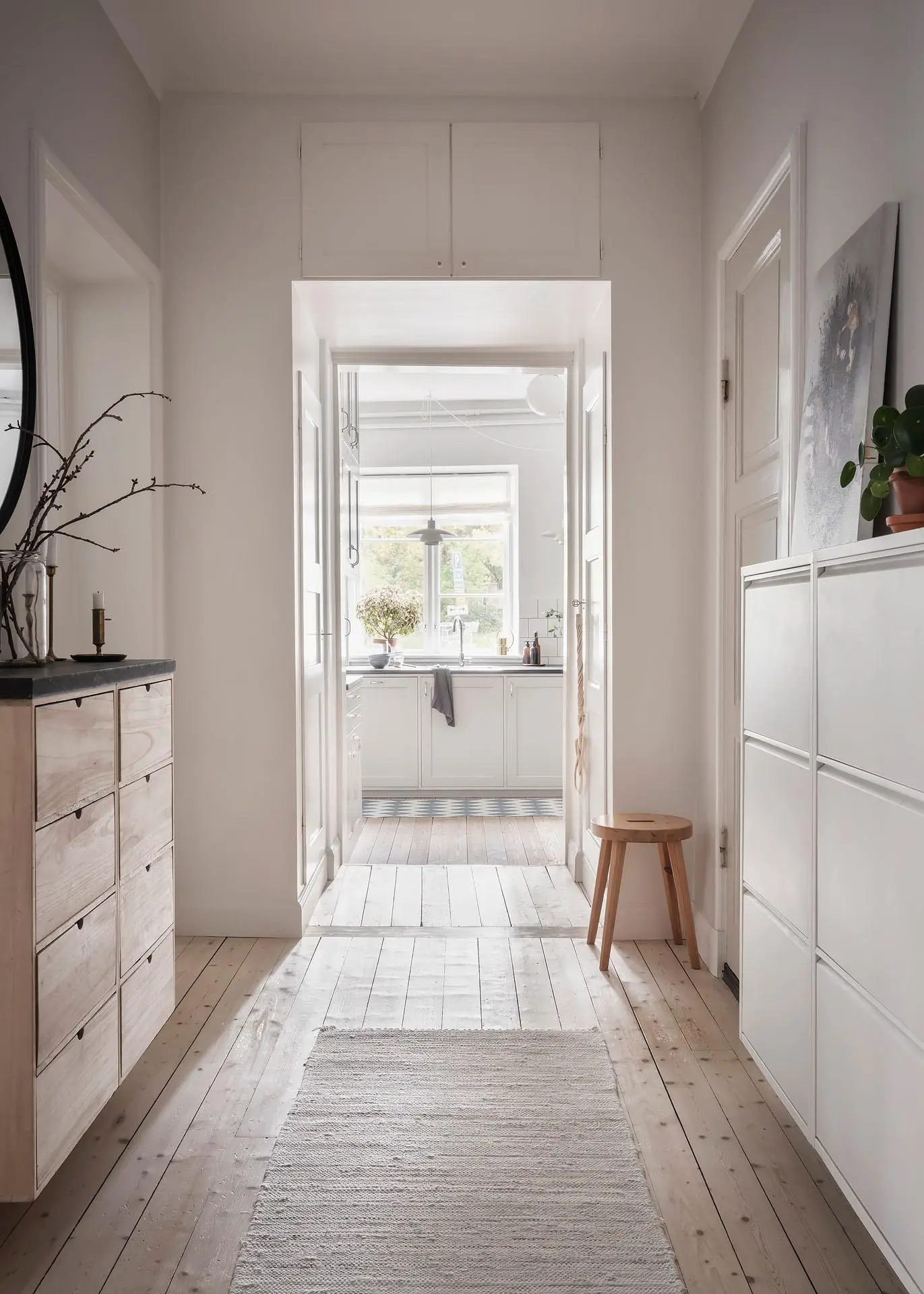 瑞典城市绿洲,复古公寓的温馨设计-21