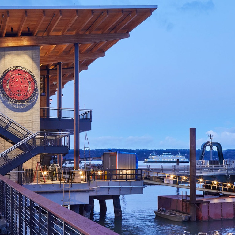 Mukilteo多式联运渡轮码头丨美国华盛顿丨LMN Architects-0