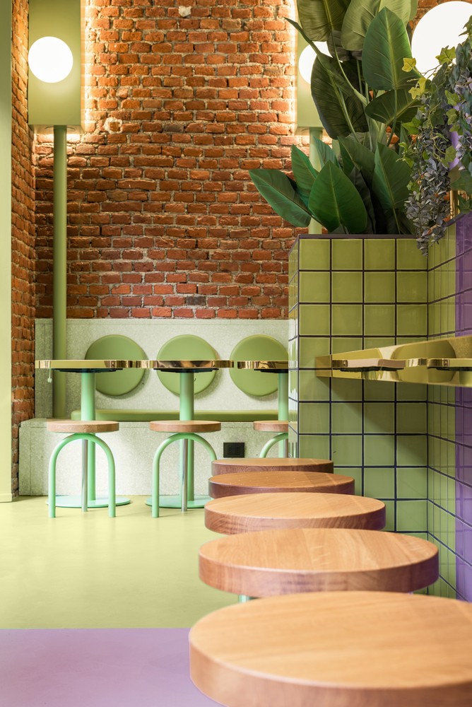 “Bun”汉堡吧丨意大利米兰丨Masquespacio建筑工作室-8
