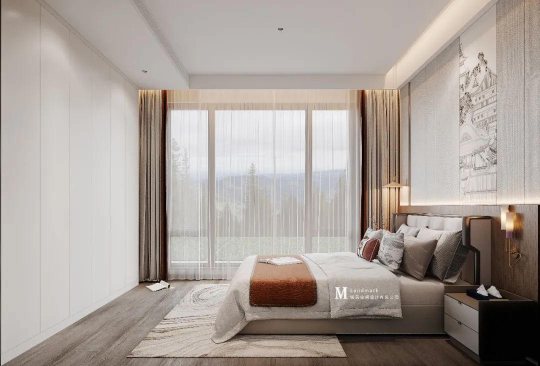 麓湖润园新中式别墅设计丨罗浩-22