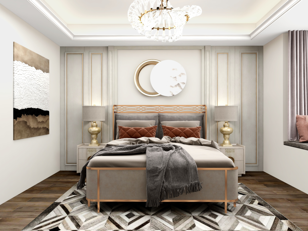 现代美式别墅设计丨洛克尚品-23