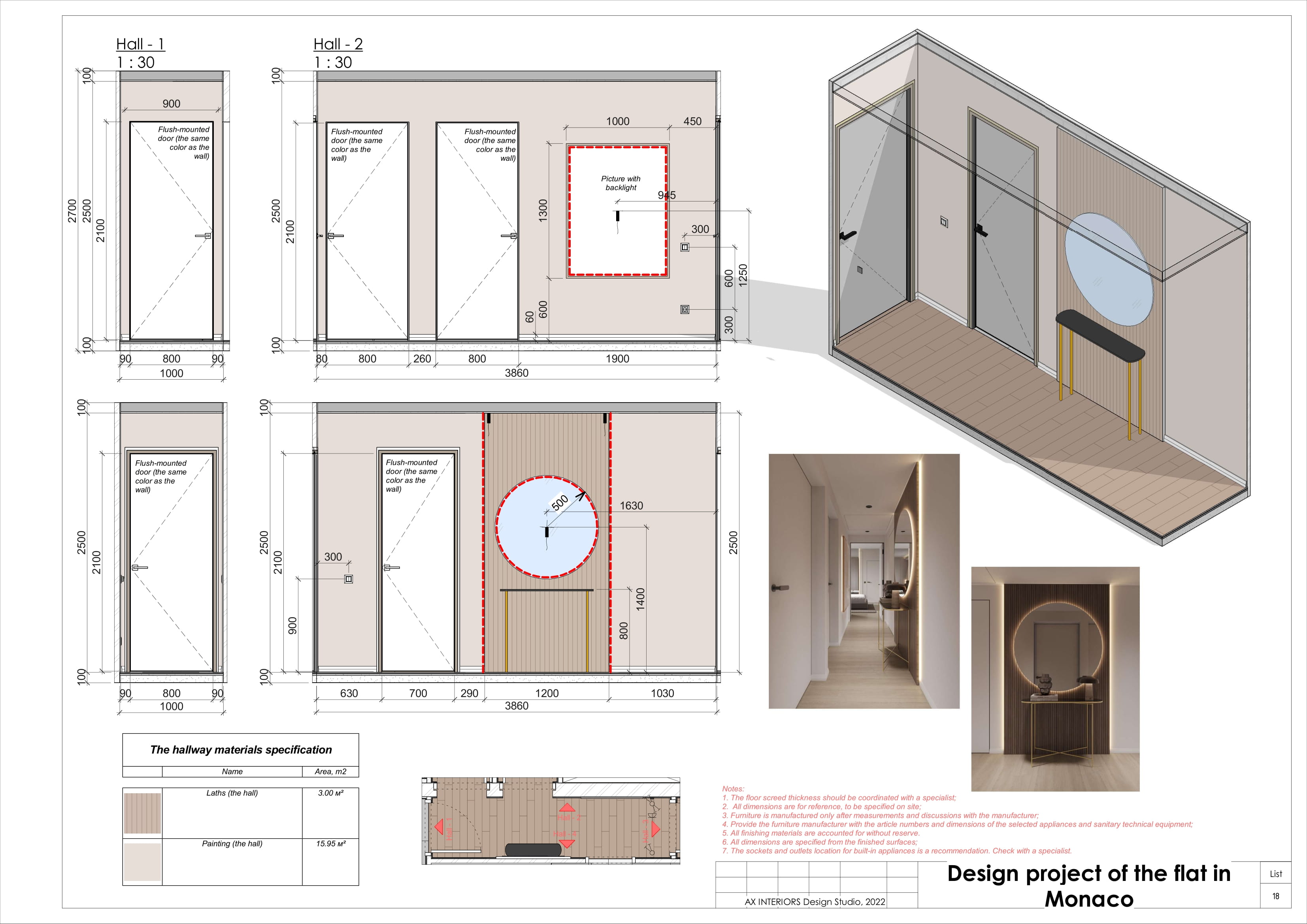Drawings of Monaco apartment-18