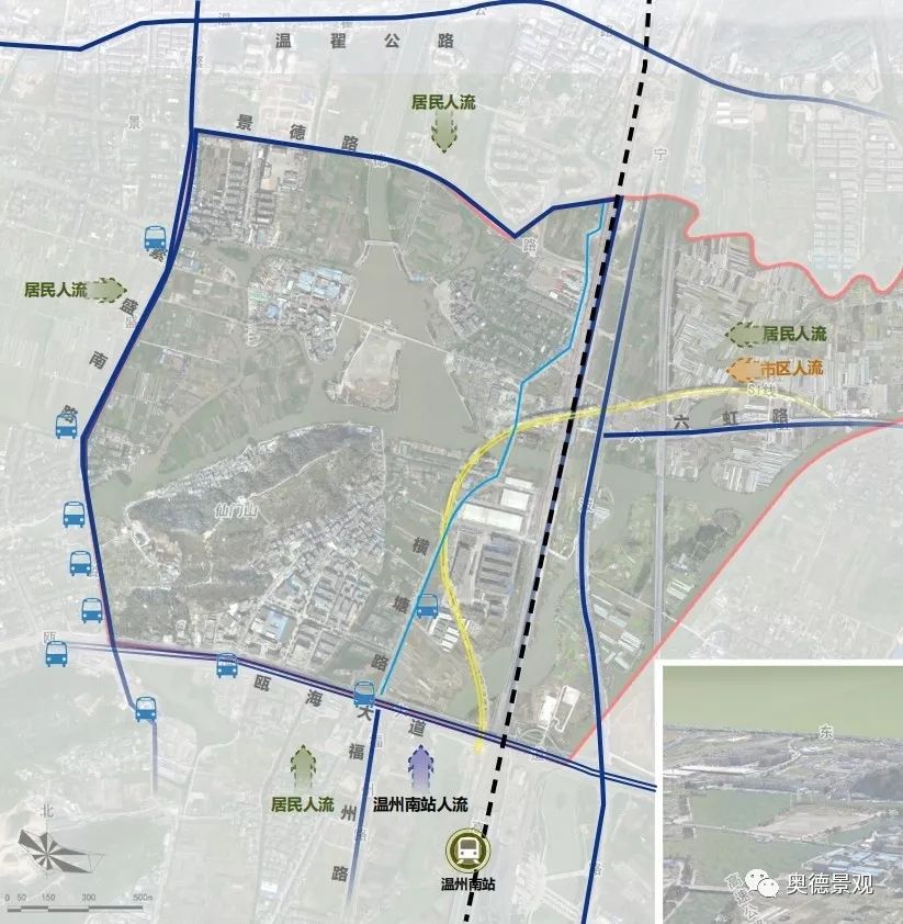 温州仙湖公园规划 | 山水度假胜地，融合生态、文化、旅游-20