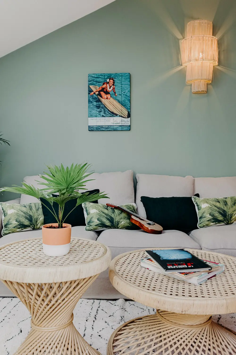 "绿色与赤陶的和谐共处 | Biarritz 海滨公寓设计"-2