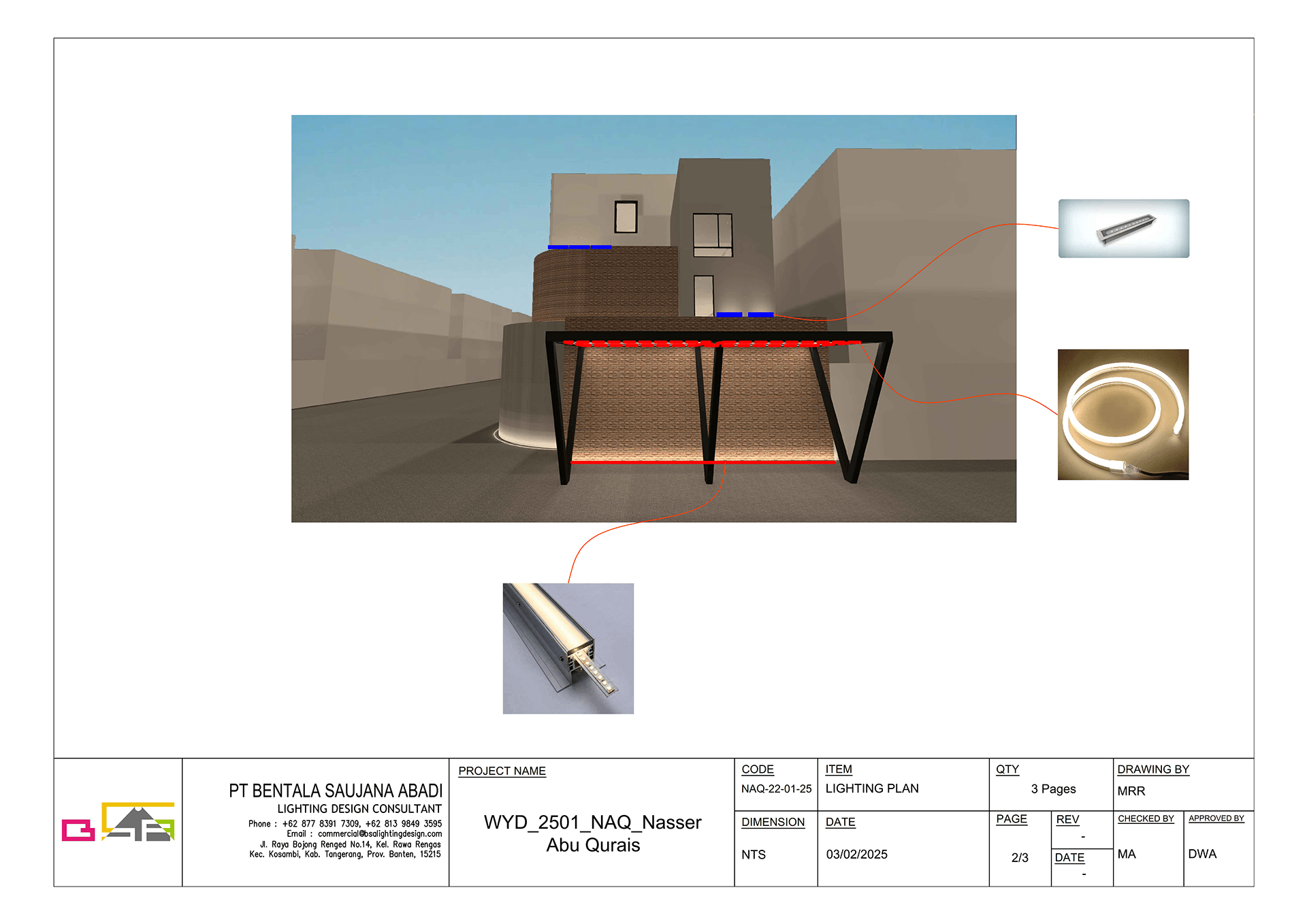 FACADE LIGHTING DESIGN, NAQ - KUWAIT-11