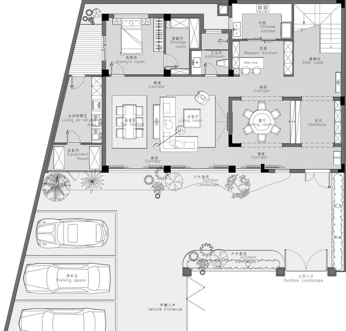 简约现代风住宅平面设计解析-16