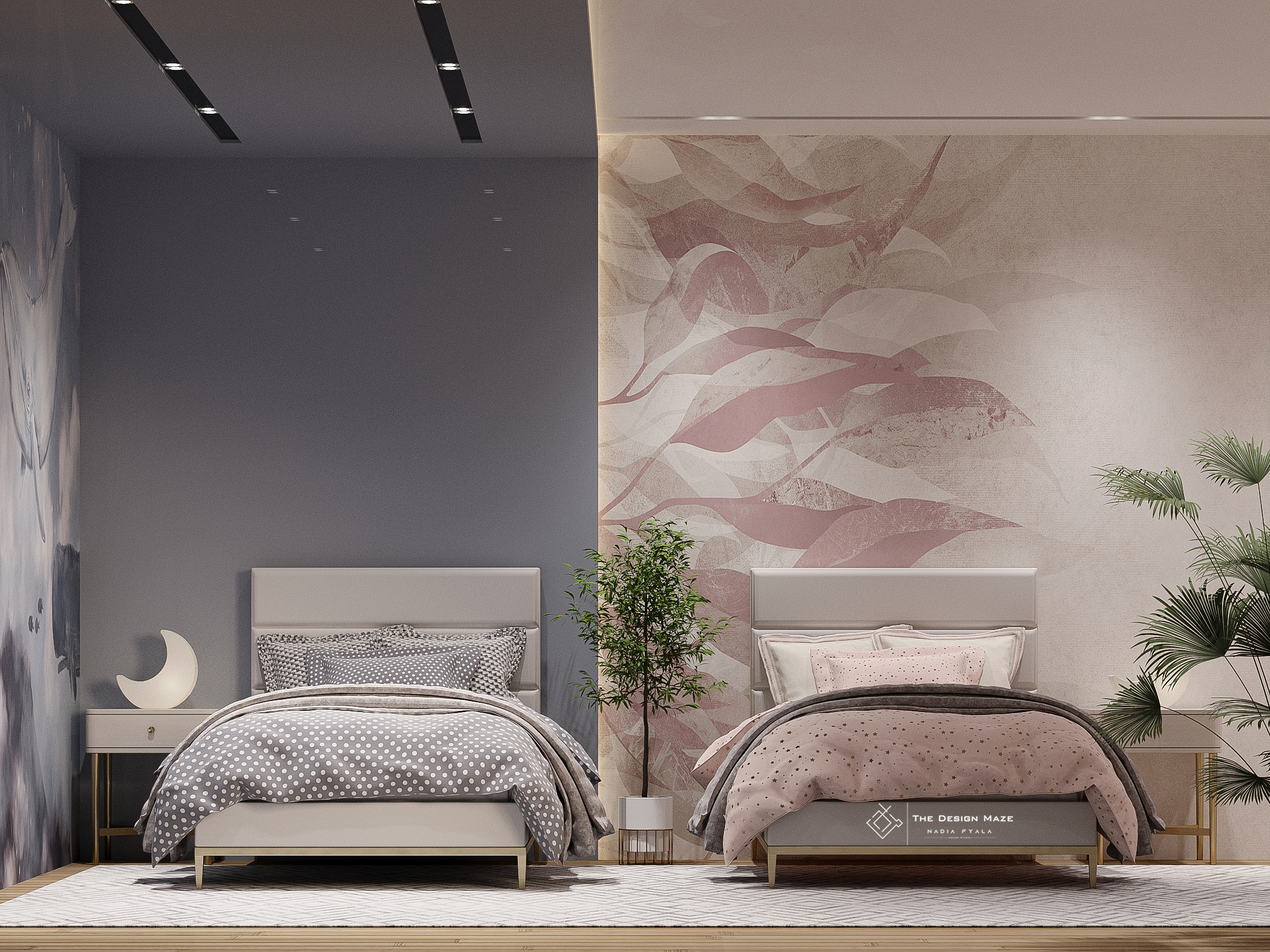 男孩和女孩卧室丨Nadia Fyala-7