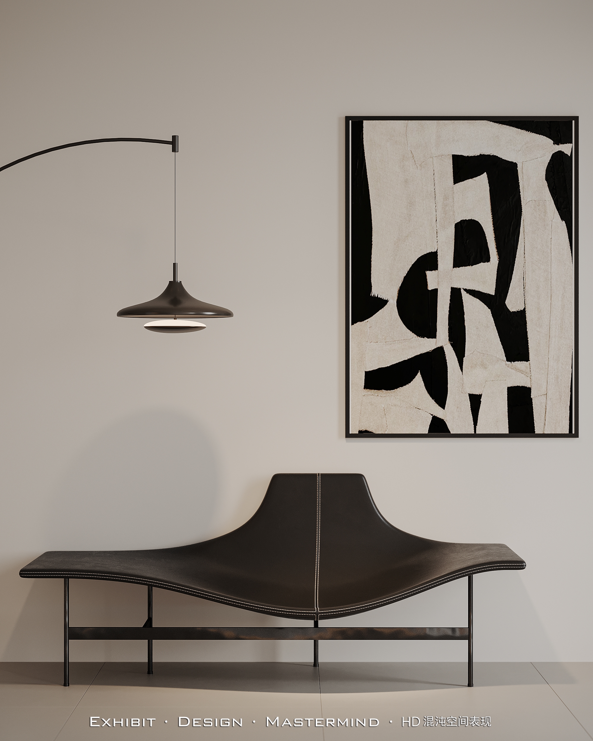 混沌空间表现 X 现代极简风 别墅客餐厅-5