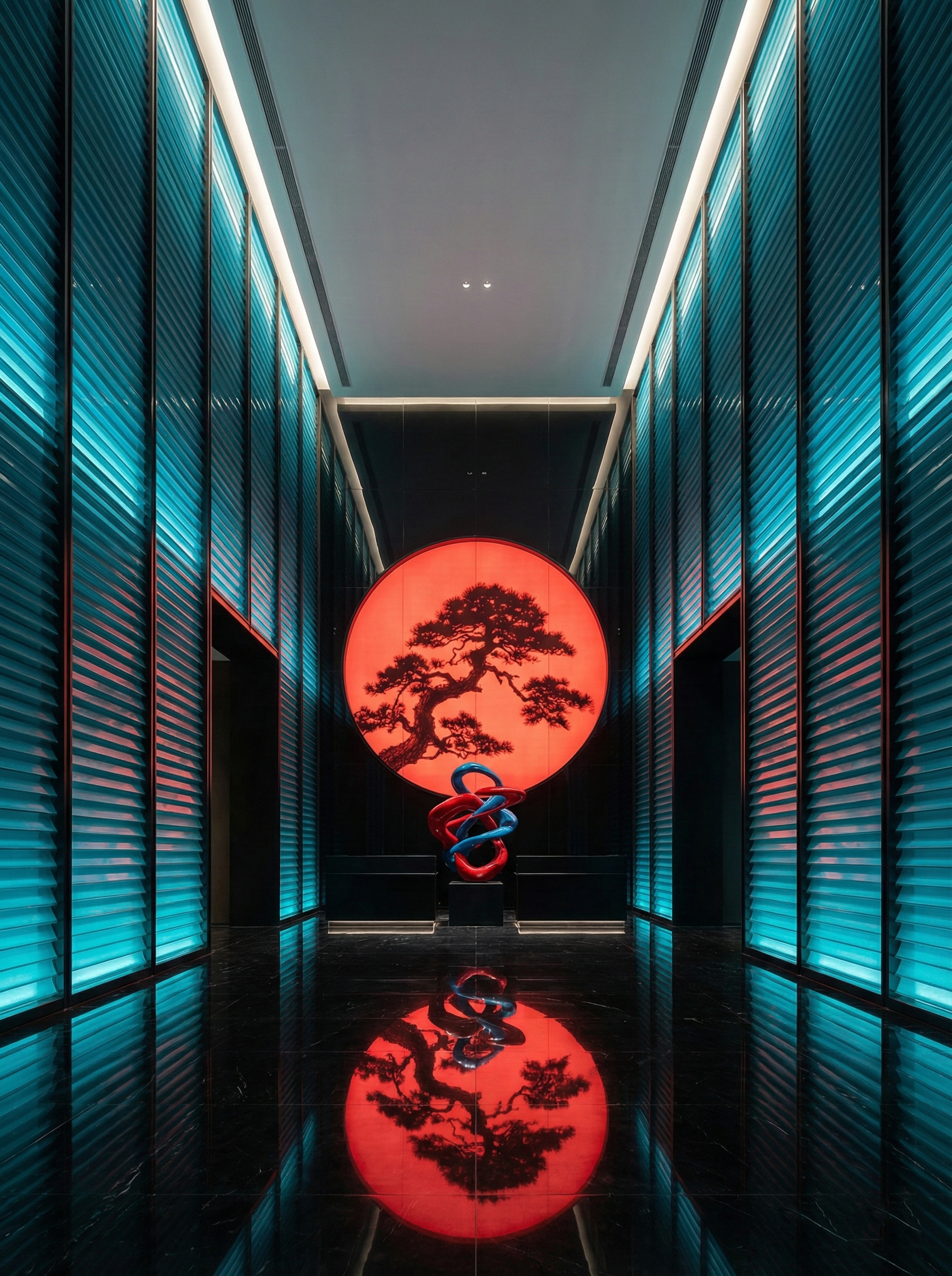 朱韵青梦【时空映相:朱青虚境】展厅设计-21