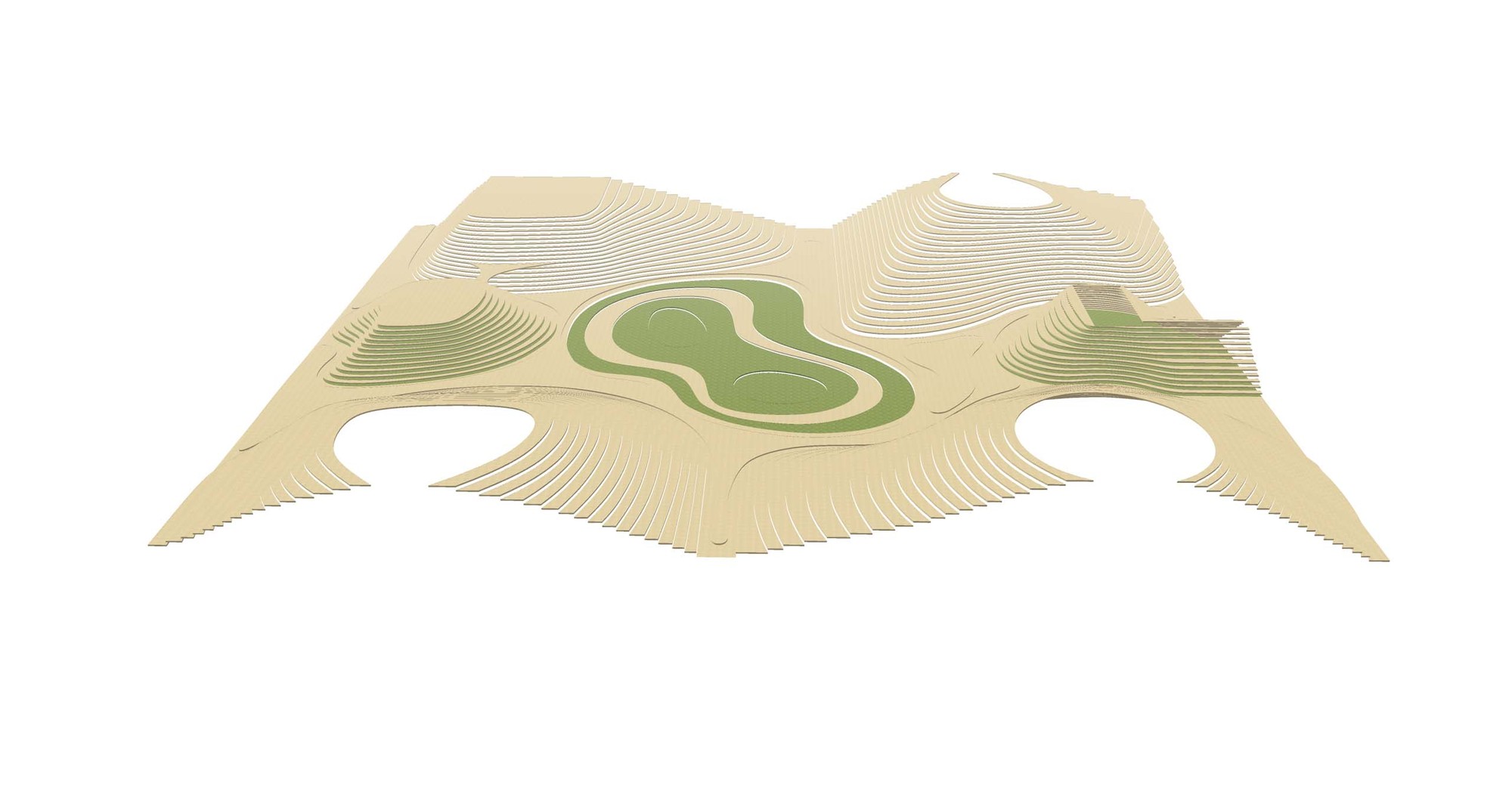 竹之山丘 · 天津智慧山山丘广场丨中国天津丨原地建筑-43