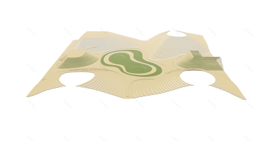 竹之山丘 · 天津智慧山山丘广场丨中国天津丨原地建筑-43