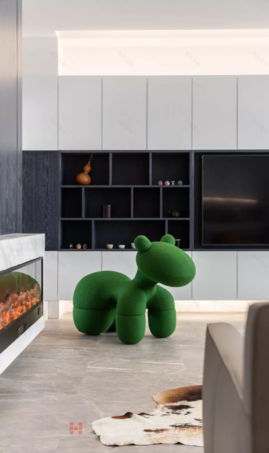 城市中的自然韵律——现代风格独栋别墅设计-28